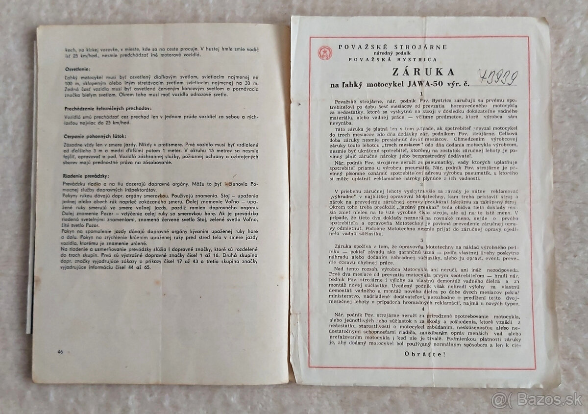Jawa 550 návod na obsluhu - 3