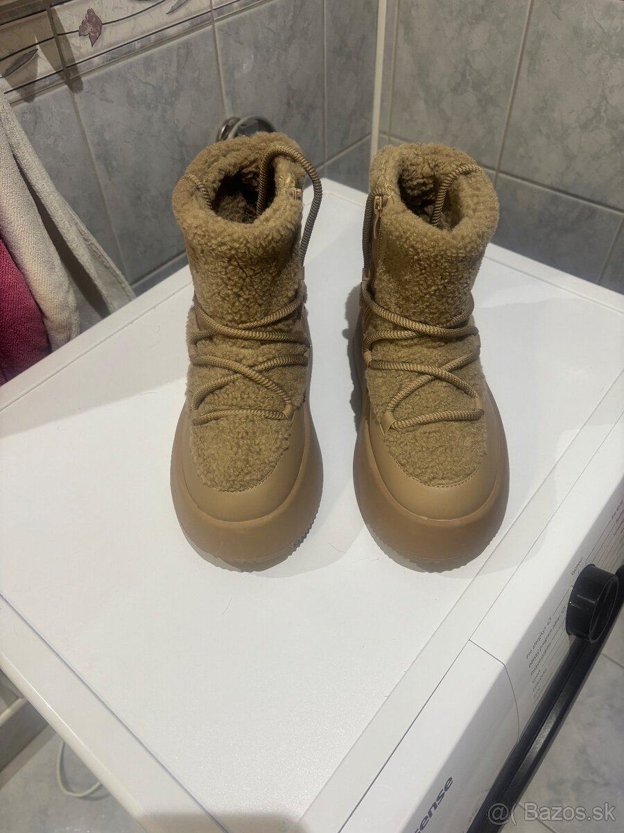 Damske hnedé snehule - 3