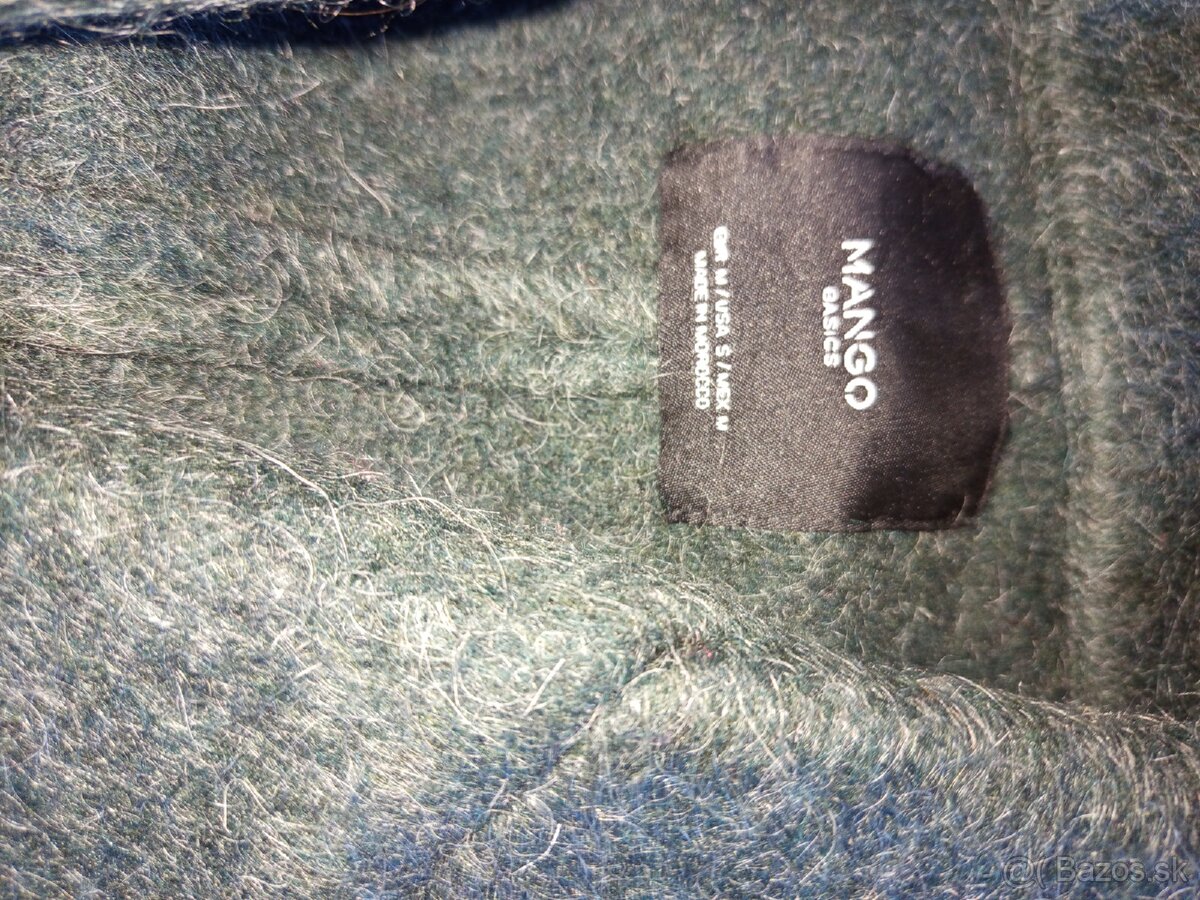 Dámske kabáty zelený a bordová - 3