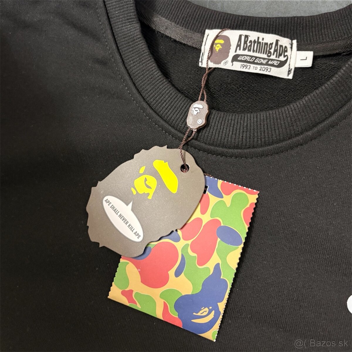 Stüssy y Bape mikina - 3