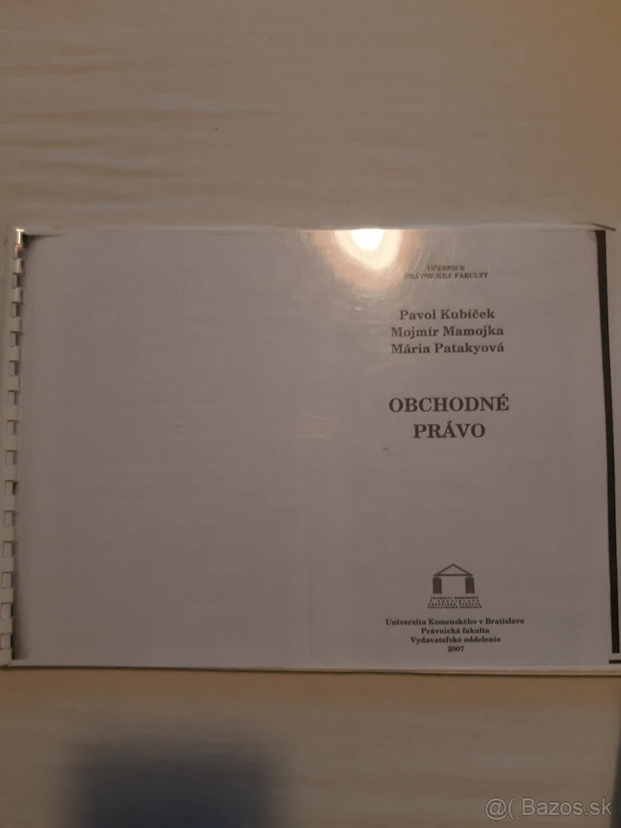 Právnická literatúra, zákony, učebnice - 3