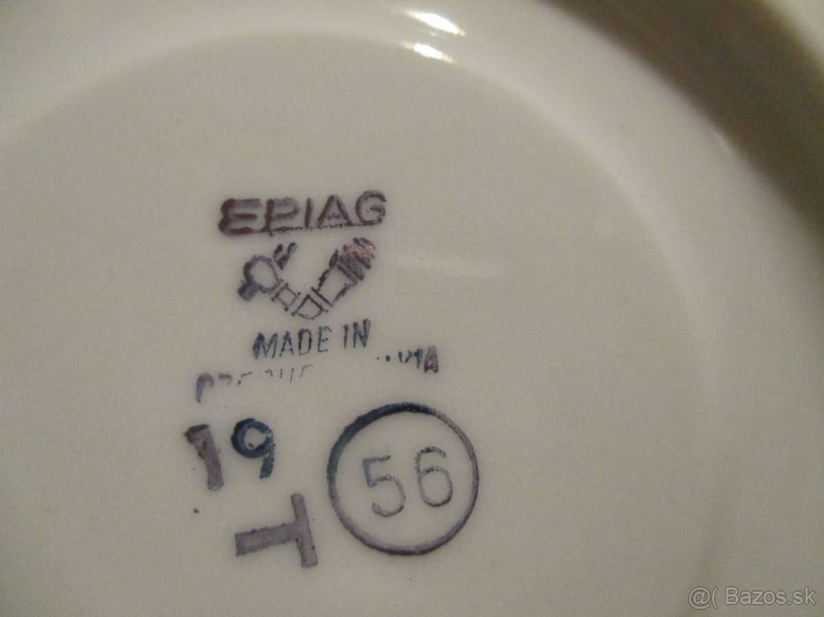 Konvica, cukřenka , mléčenka , podšálky - 3