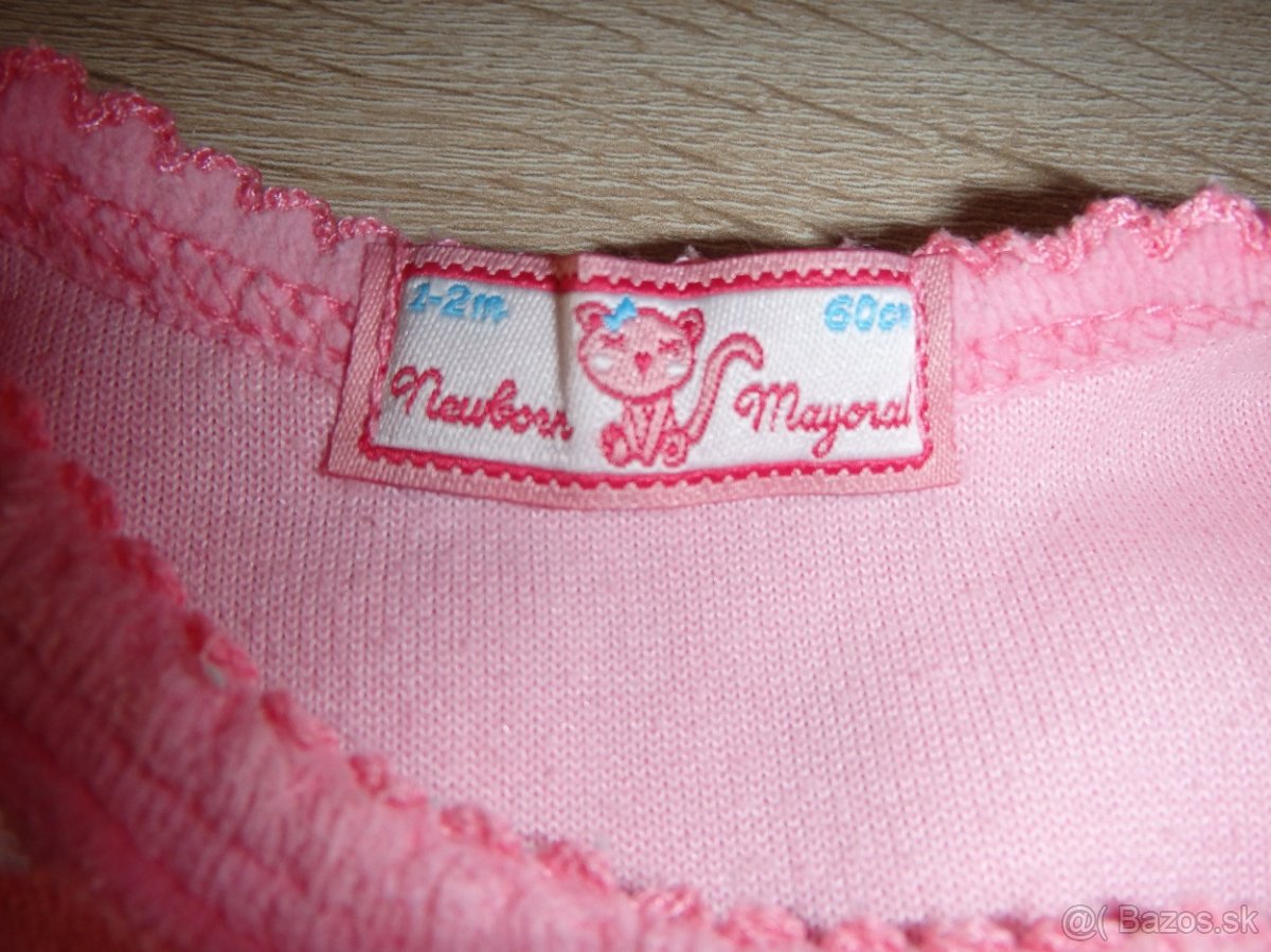 Velúrový overal pre novorodenca č. 56 - 3