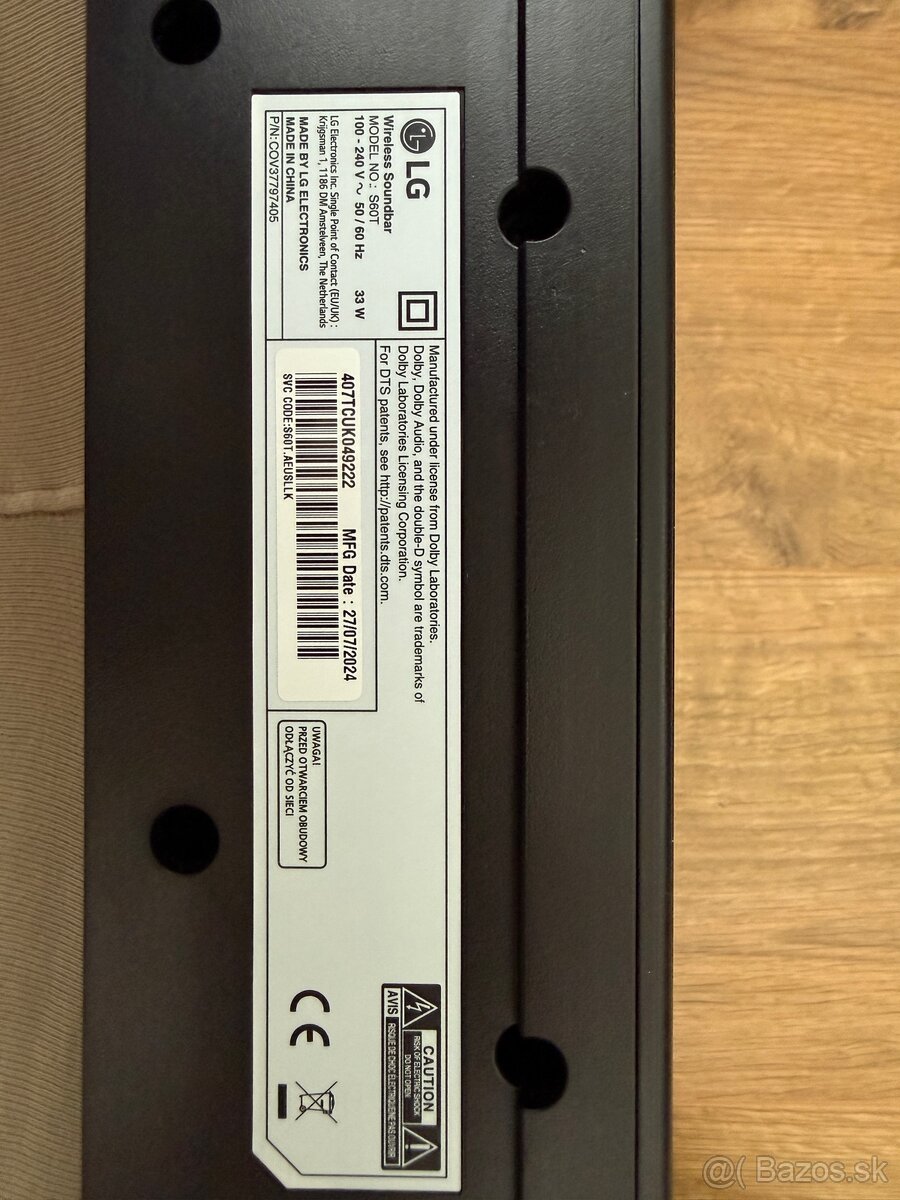 LG soundbar S60T - 3