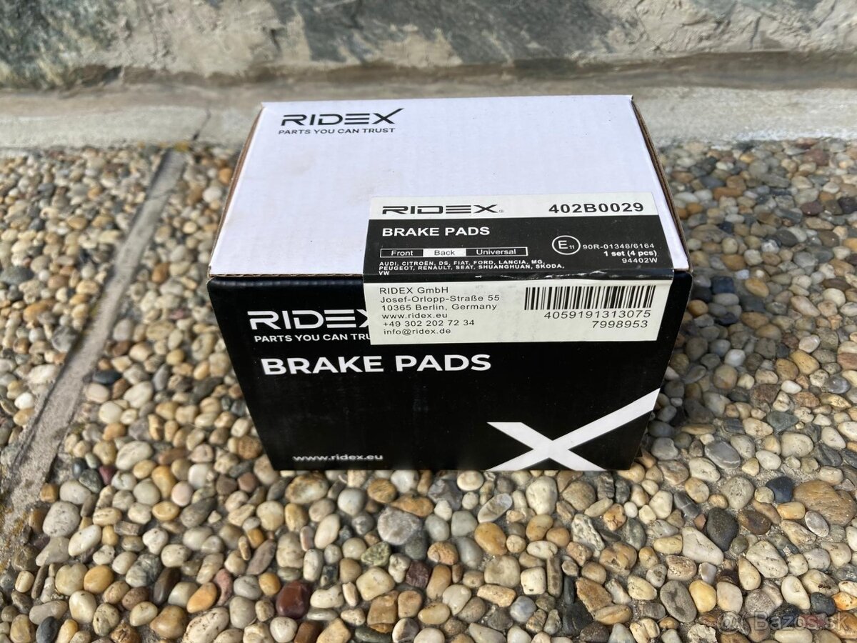 Predám brzdové platničky RIDEX - 3