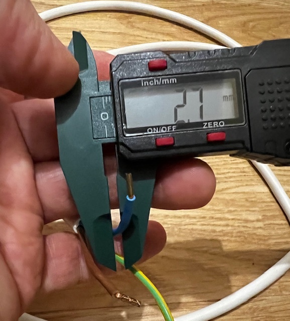 3 x Flexo šnúra PVC 3× 1,5mm2, 2,5m, biela - 3