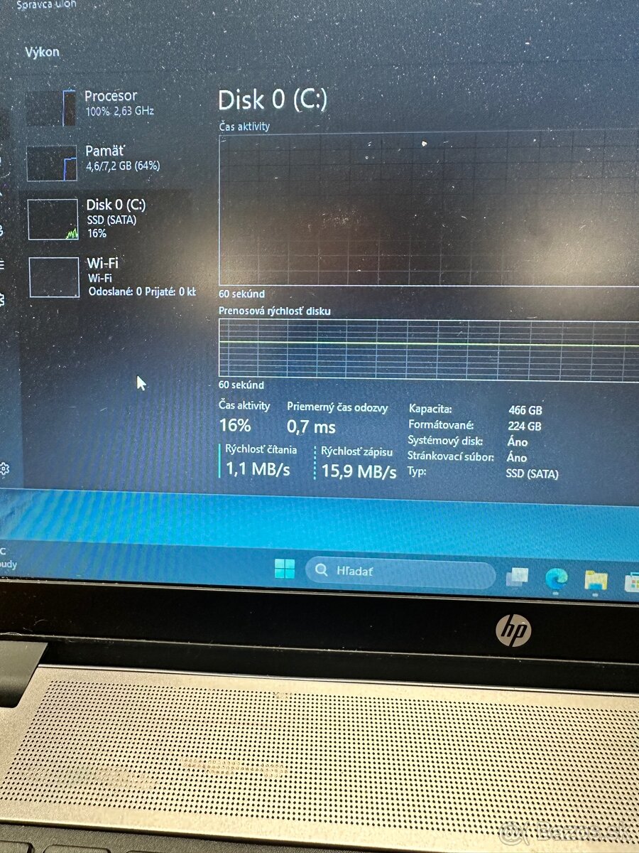 Notebook HP ProBook 4-jadrový cpu, 8gb ram, 512ssd, win11 - 3