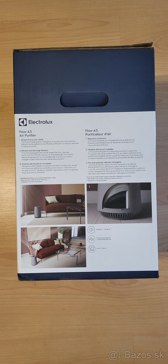 Čistička vzduchu ELECTROLUX FLOW A3 nová - 3