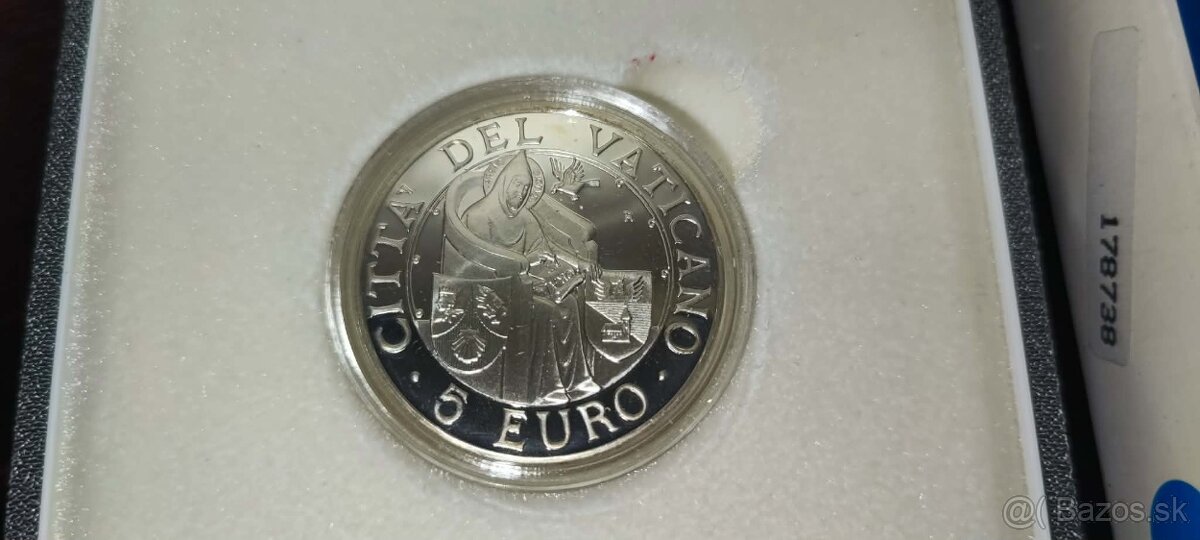 Vatikán Proof 5€, ročník 2006, Pontifikát pápeža Benedikta - 3