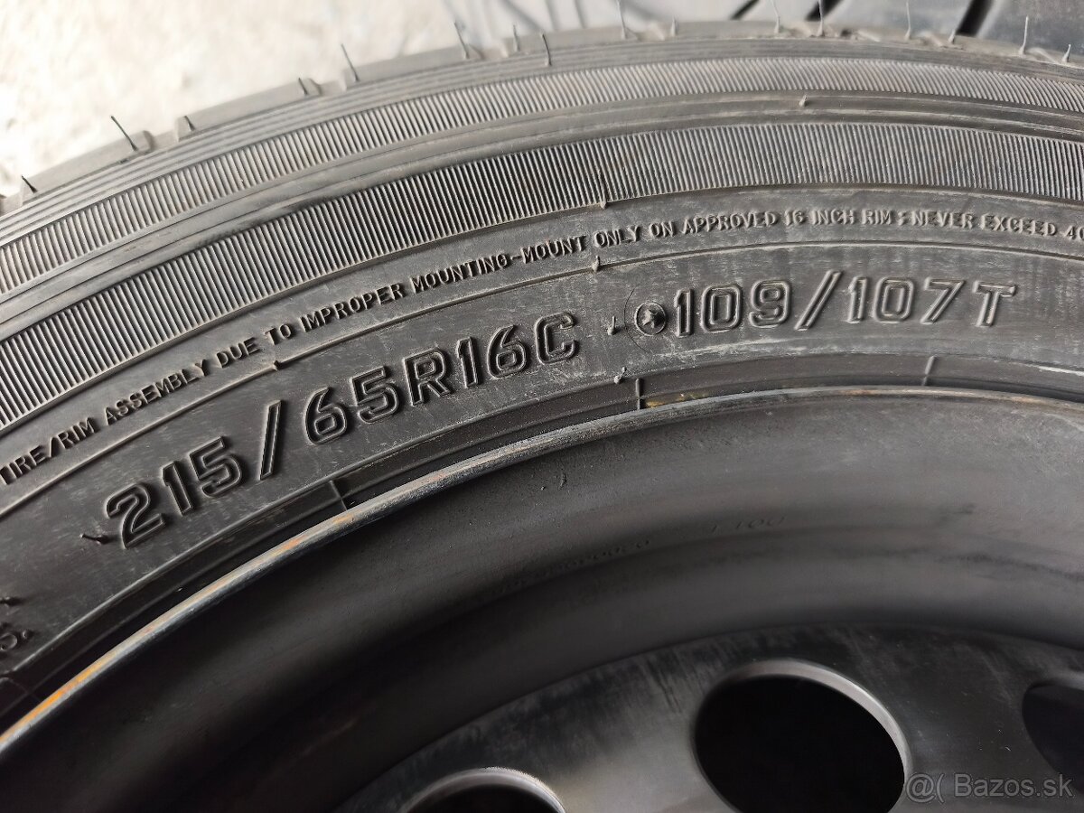 kolesá 5x112 r16 Mercedes Vito letné pneumatiky 215/65 r16 - 3