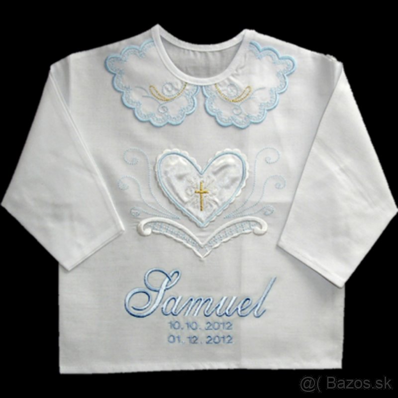Vyšívanie košieľok na krst - 3