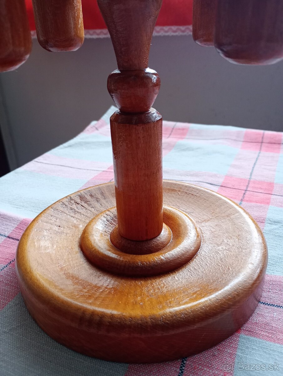Drevený svietnik - 3