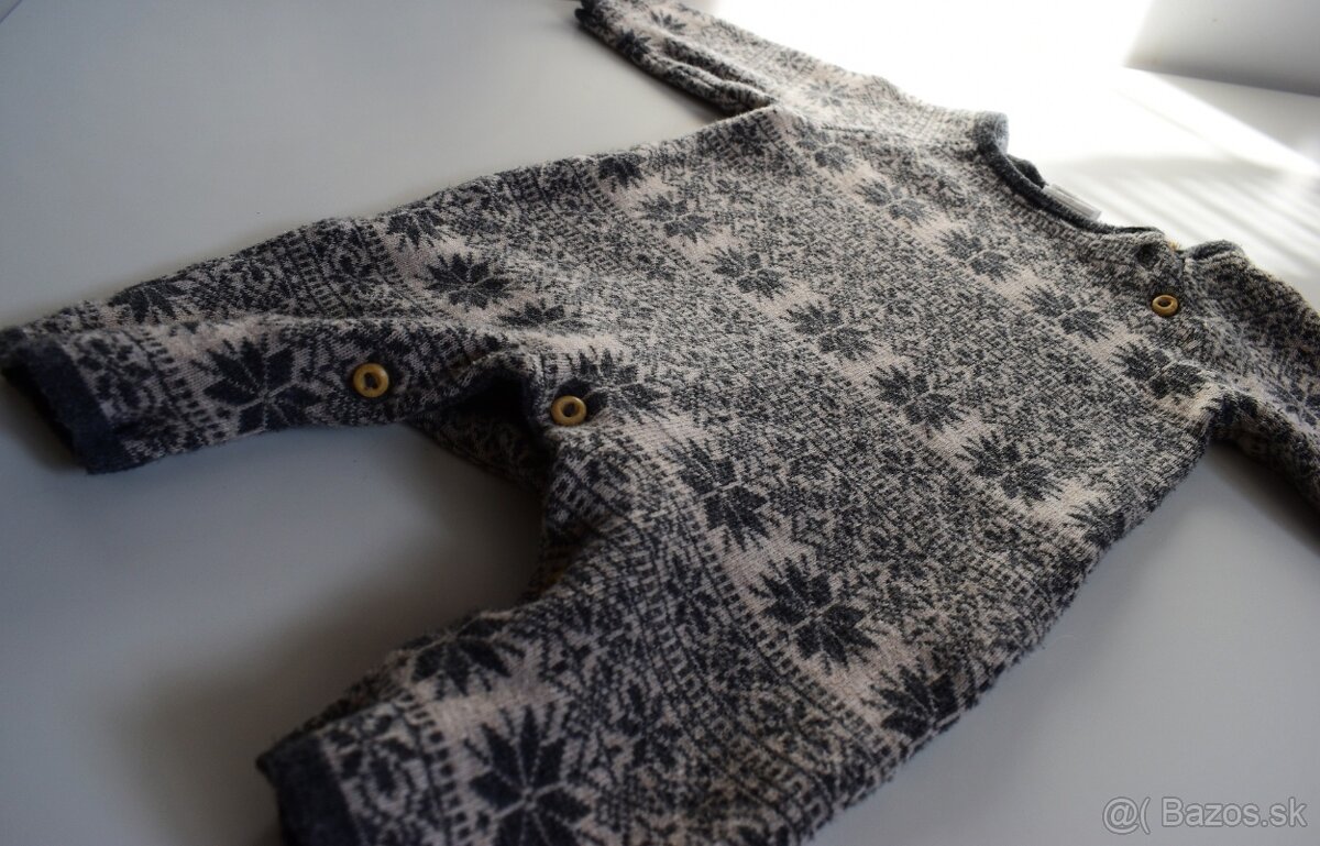 Teplý overalík pre novorodenca - 3