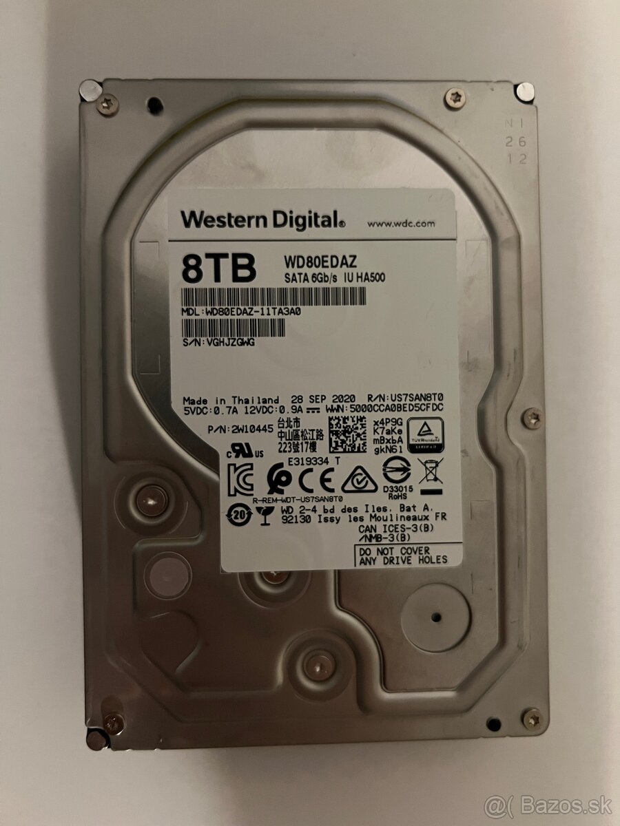 pevný disk Western Digital 8TB - 3