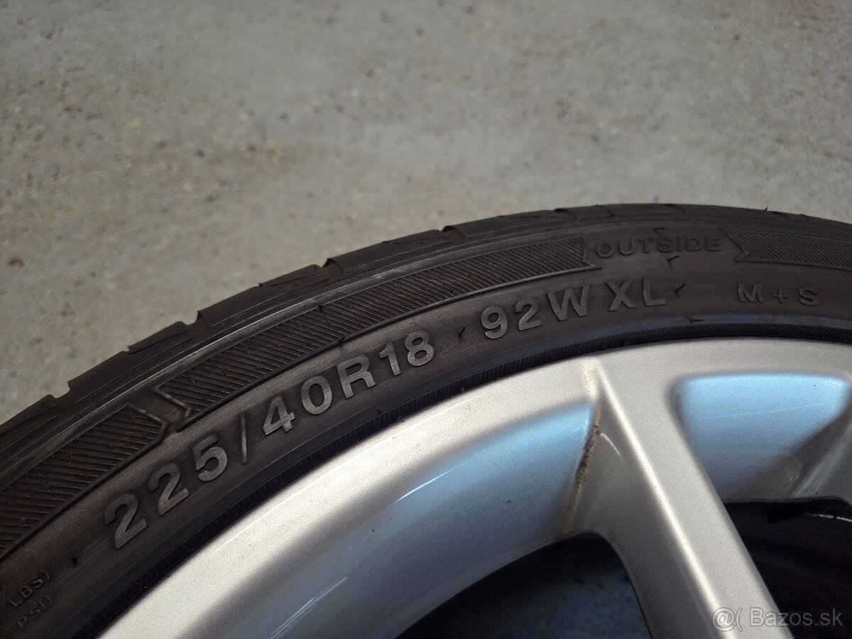 18" Škoda, Vw, Audi + pneu 90% - 3