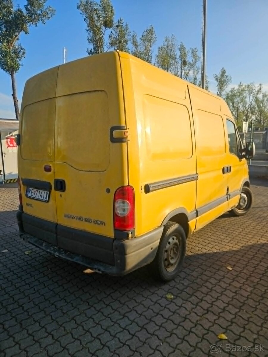 Movano 2,5d 84kw Dodavka - 3