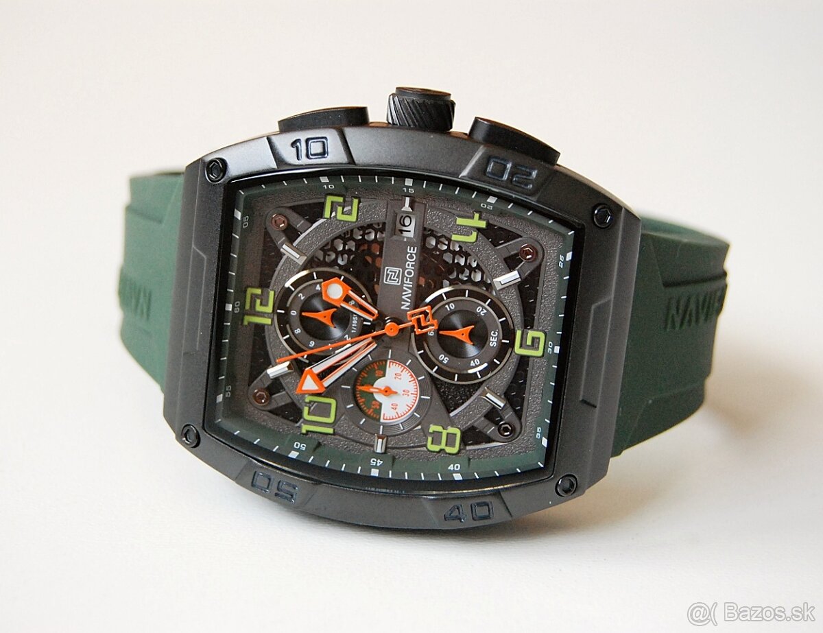 NAVIFORCE NF8052 Chronograf - pánske športové hodinky - 3