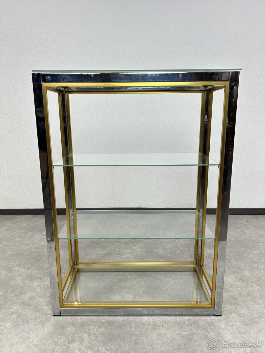 Luxusné dizajnové - poličky chrom - 3