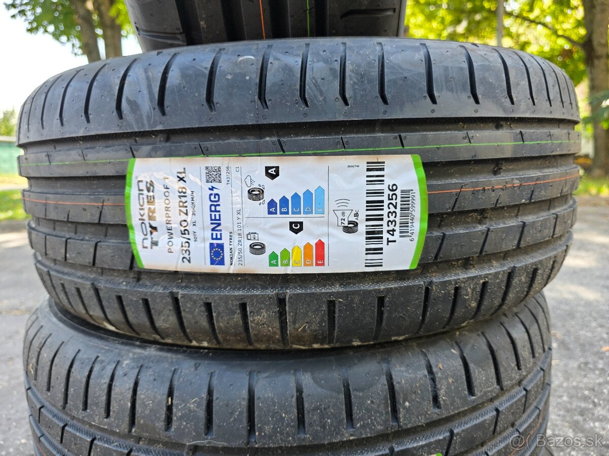 Nové letné pneumatiky 235/50 r18 nokian - 3