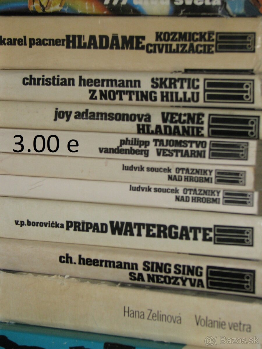 DETEKTÍVKY, BELETRIA, BIOGRAFIA rôzne iné - 3