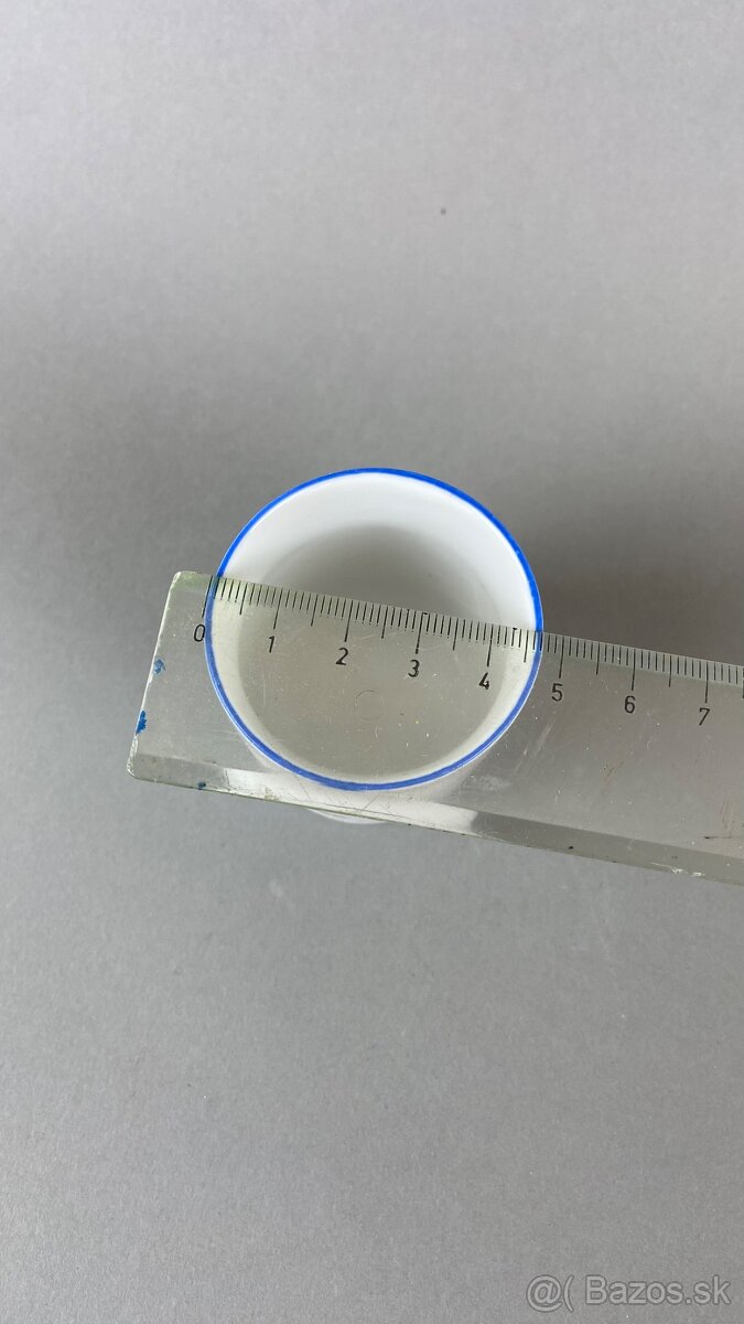 Párátnik s motívom husí, Moritz Zdekauer, modrá linka - 3