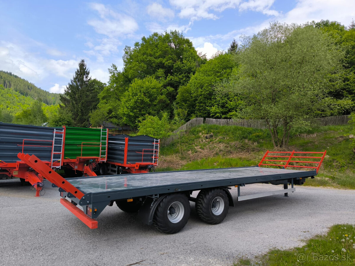 Vlečka na balíky s TP, nosnosť 10t - 3