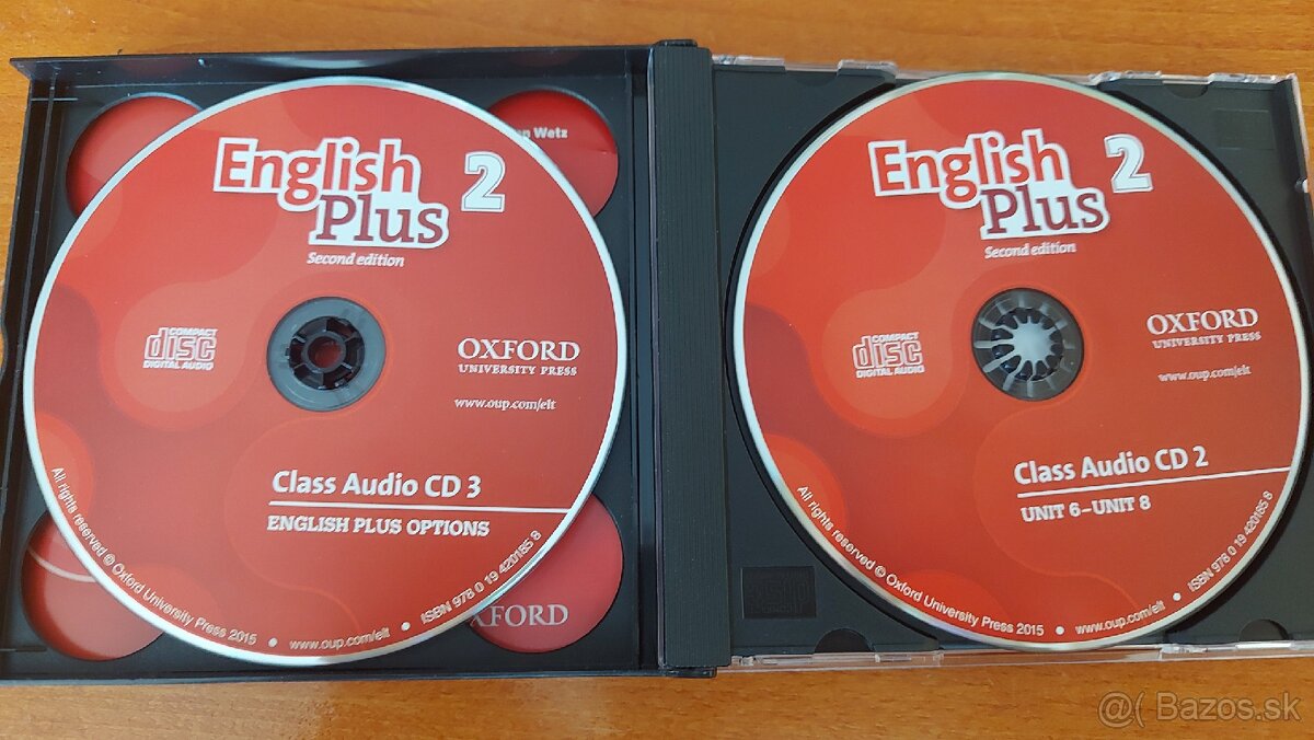 Predám 3CD English plus 2 - 3