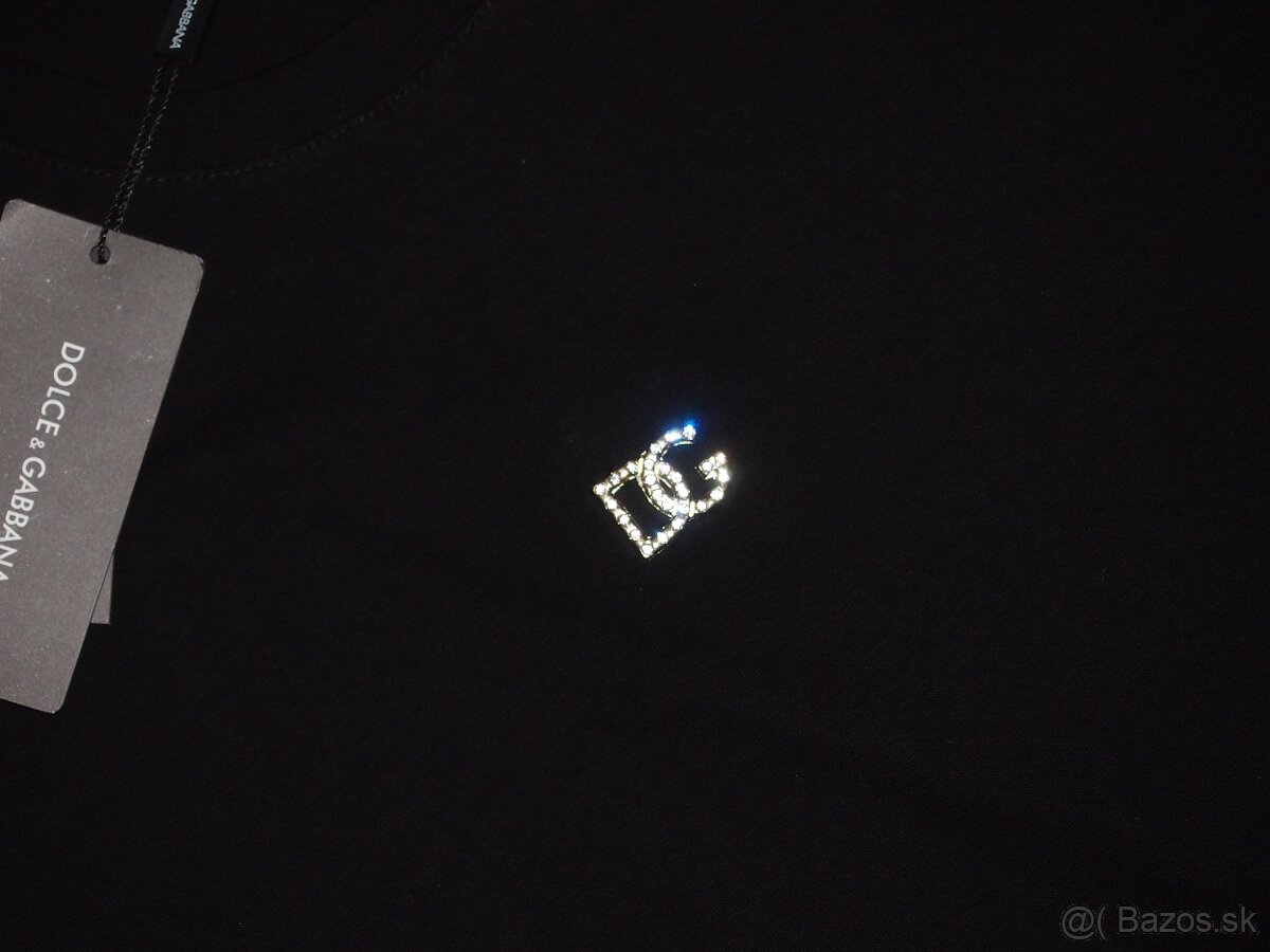 Dolce Gabana dámske čierne tričko - 3