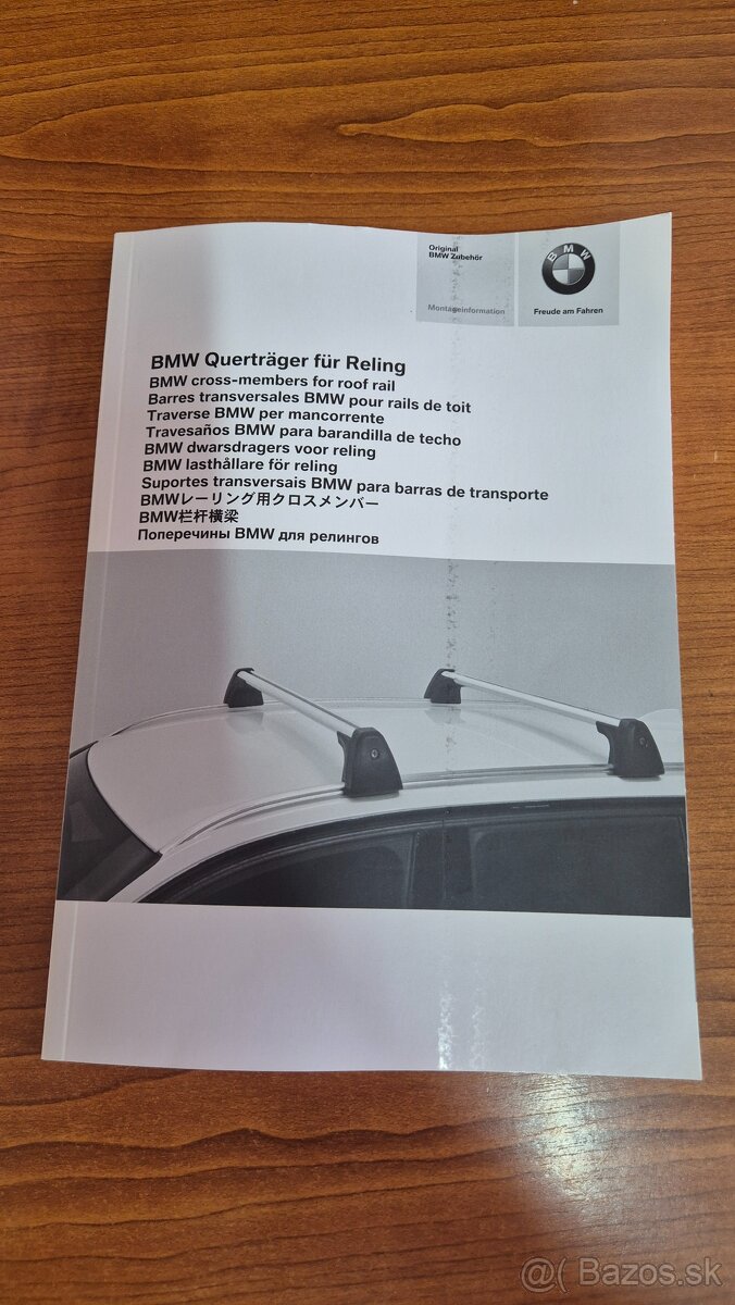 Základní nosič BMW - uzamykatelný PC-410€ - 3