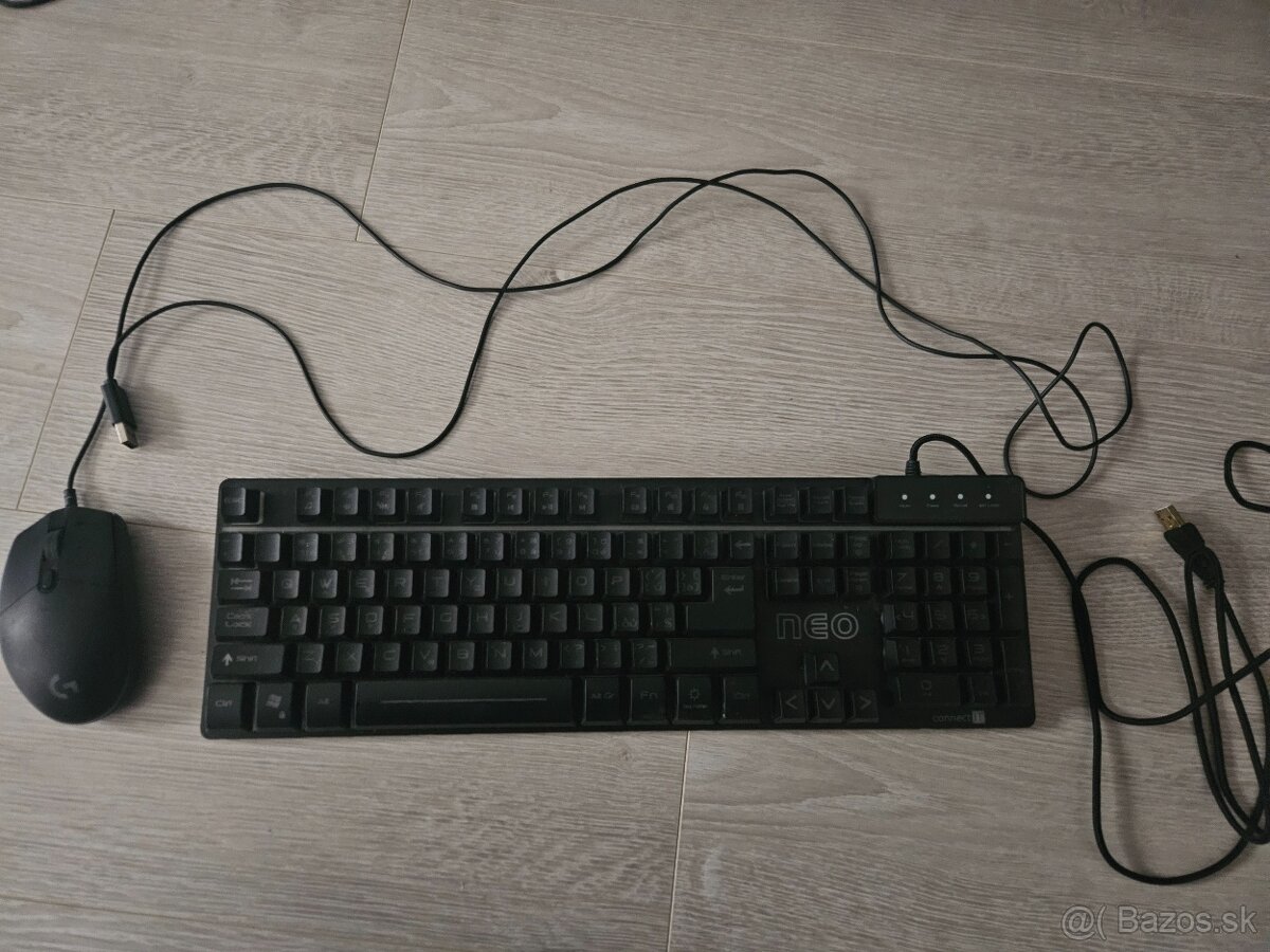 Myška logitech g102 lightsync+klávesnica - 3