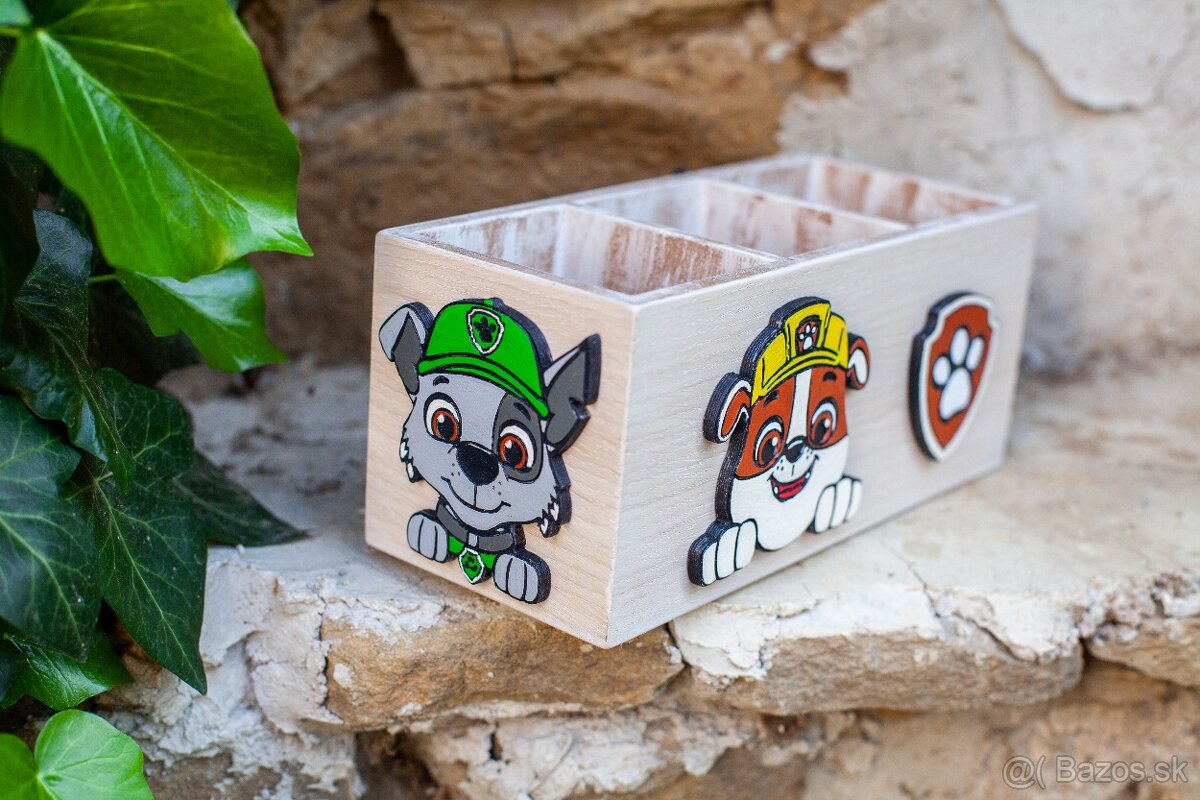 drevený pastelovník lapková patrola - 3