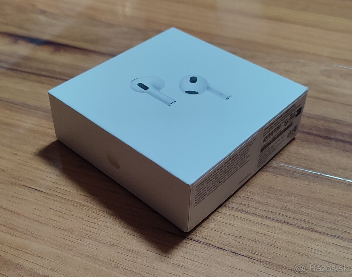 Airpods 3 (Úplne nové/ nerozbalené bt. slúchadla zn. Apple) - 3