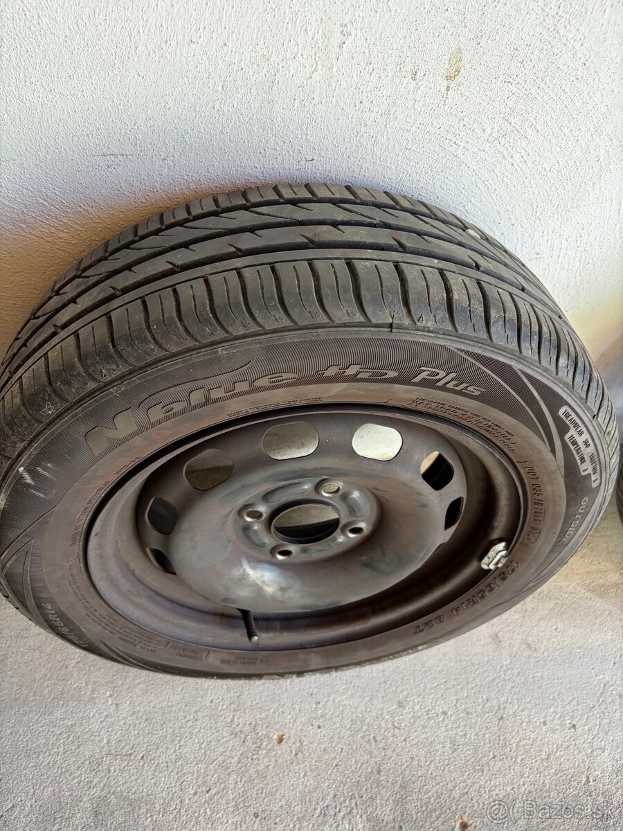 Disky FORD R14 4x108 s pneumatikami - 3