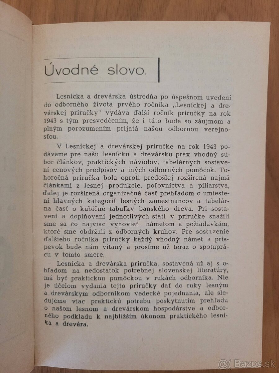 Slovenská lesnícka a drevárska príručka 1943 - 3