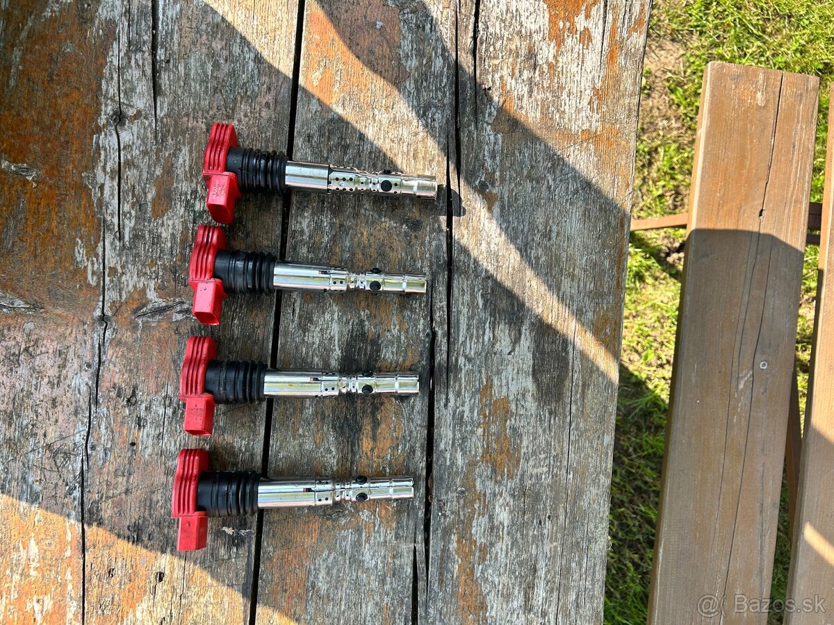 Zapaľovacie cievky – červené (4 ks)Audi A4 b6 - 3