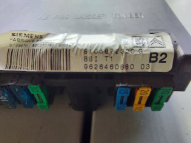 set BSI + riadačka + klúč na peugeot 206 1.4 benzín KFX 55kw - 3