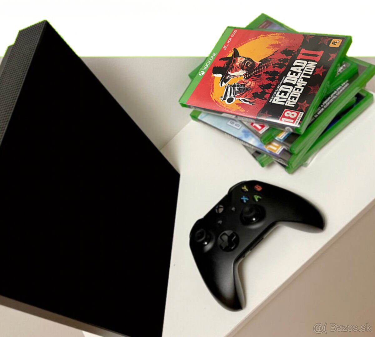 XBOX ONE X 4K 1TB + 9 TOP HIER🔥 + 2 OVLÁDAČE V SUPER STAVE - 3