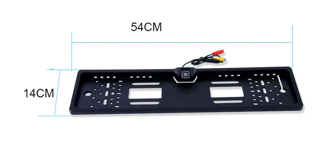 Cúvacia kamera v ráme ŠPZ,infra,8-led kamera - 3