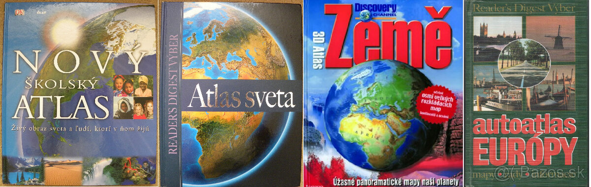 Atlasy sveta, turistické mapy a cestopisy - 3