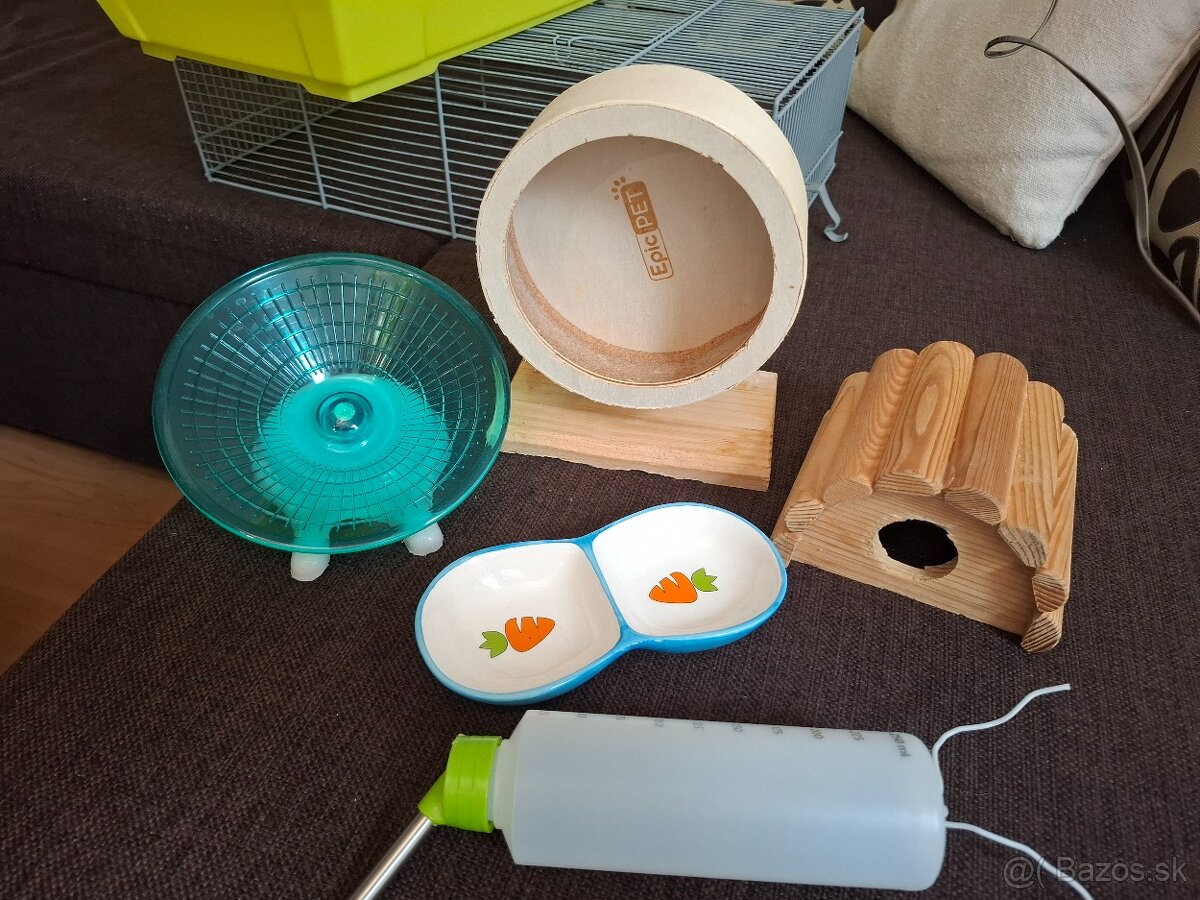 Klietka pre škrečka+príslušenstvo - 3