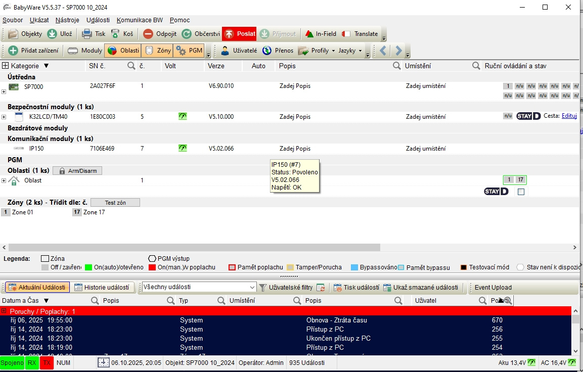 ⚡ Paradox IP rozhraní IP150, alarm, EZS ⚡️ - 3