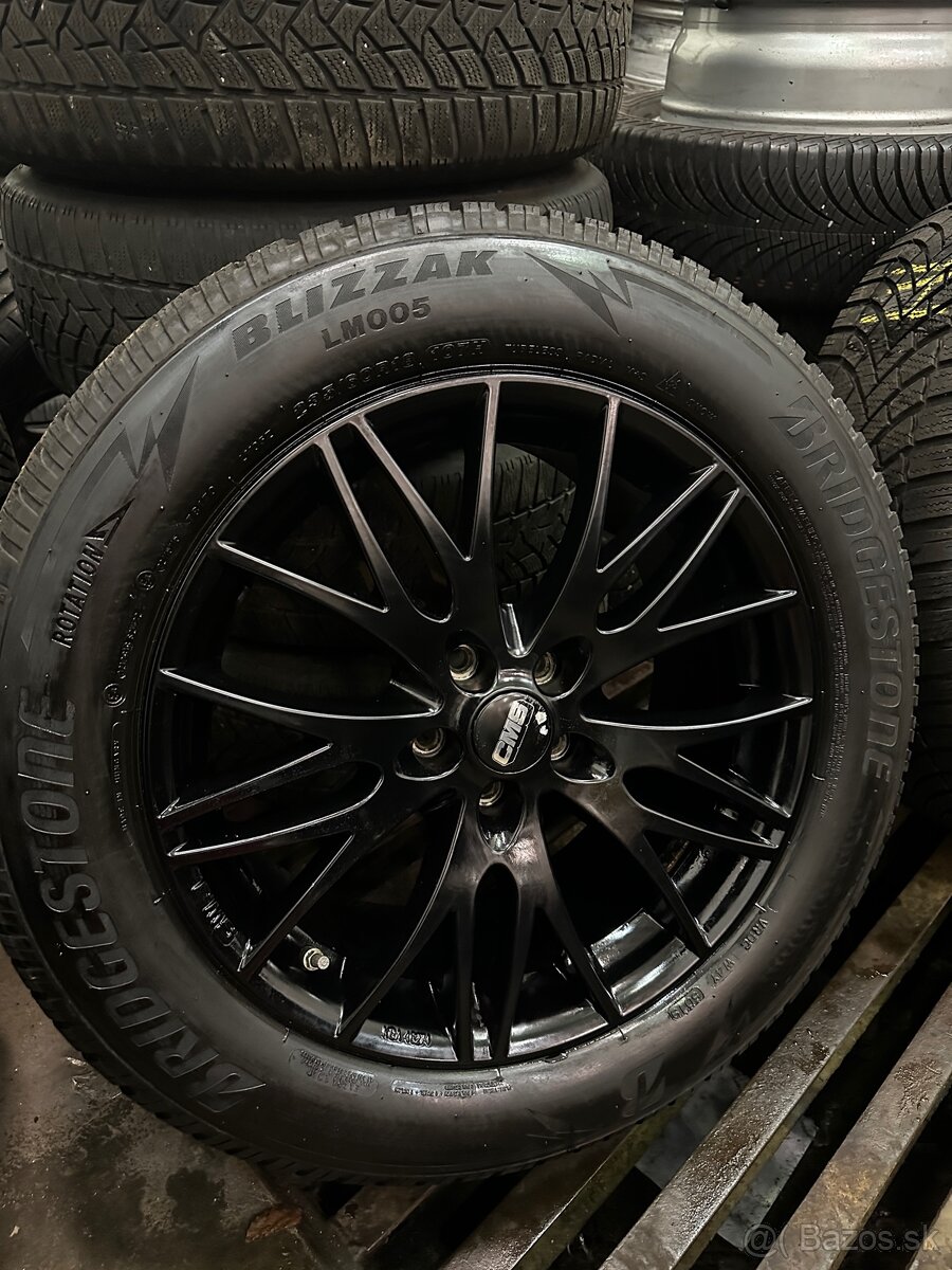 5x108 R18 8J ET50,5 CMS C8 63,4 + 235/60 R18 zimné - 3