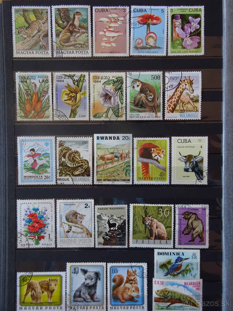 Pekná zbierka známok FAUNA a FLÓRA - 3