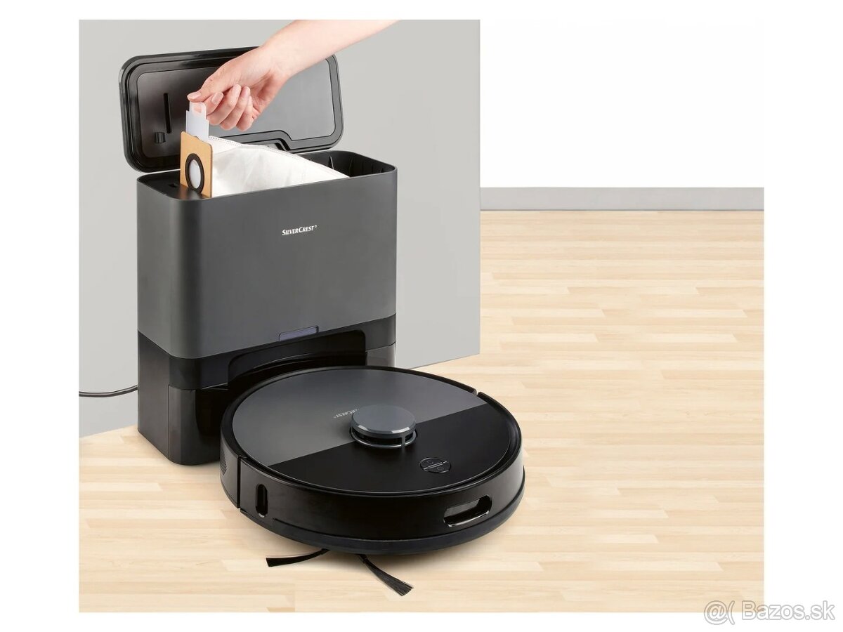 Nerozbalený Silvercrest robotický vysávač so sacou stanicou - 3