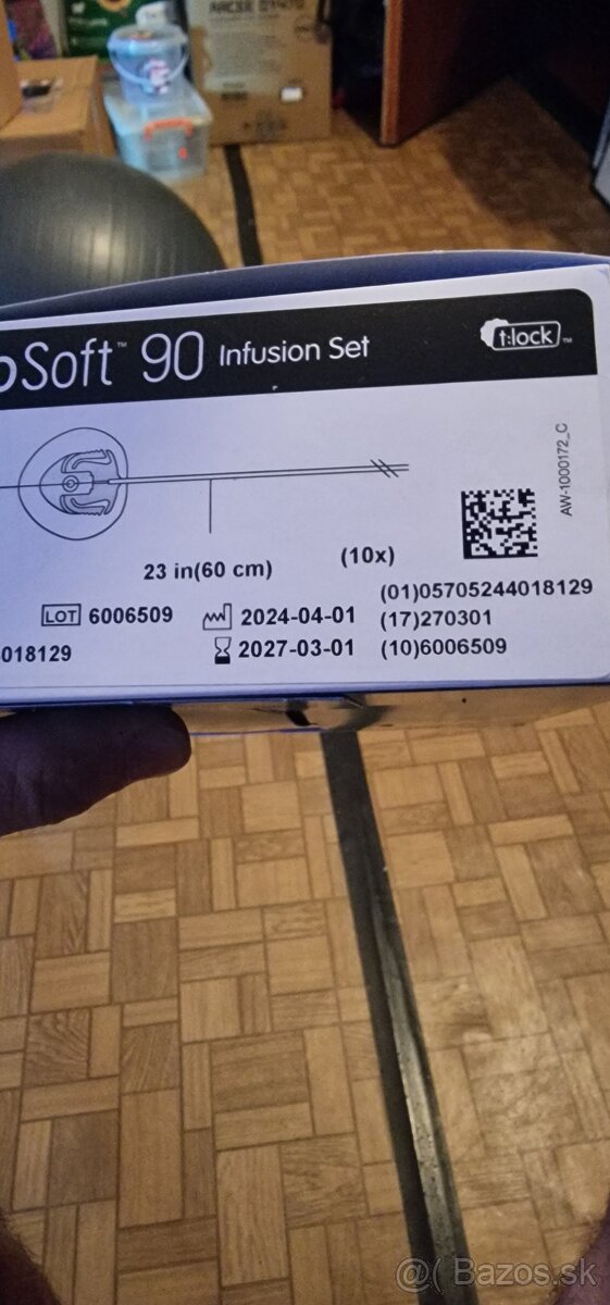 infúzne sety AutoSoft 90 (pre inzulínové pumpy Tandem) - 3