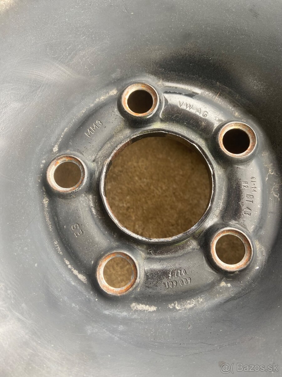 Plechove disky 5x100 R14 6j et43 - 3