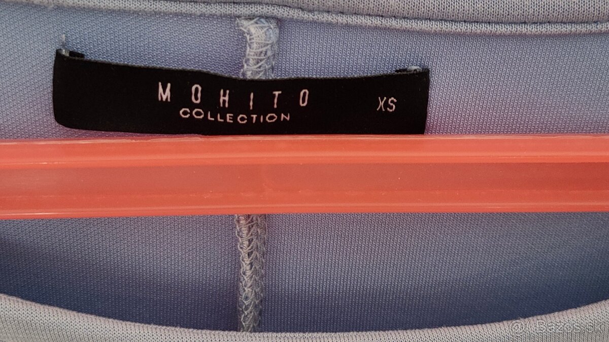 Šaty bledomodré MOHITO S - 3