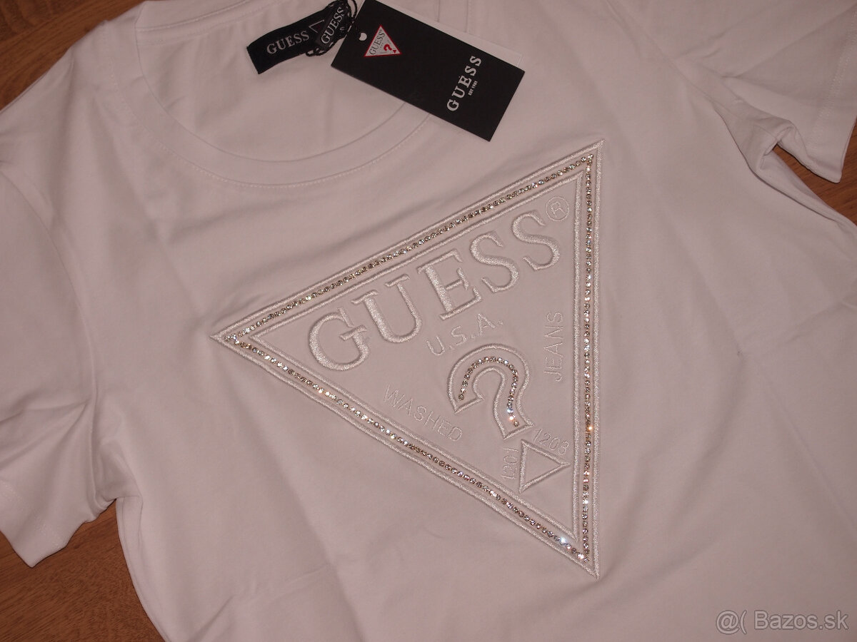 Guess dámske biele tričko - 3