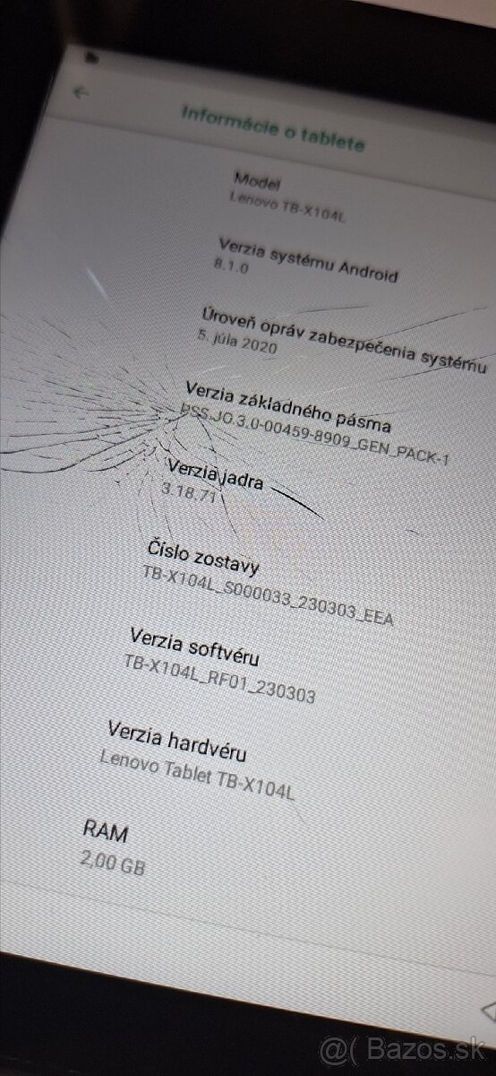 Lenovo TB X154L Bazár u Milusky - 3