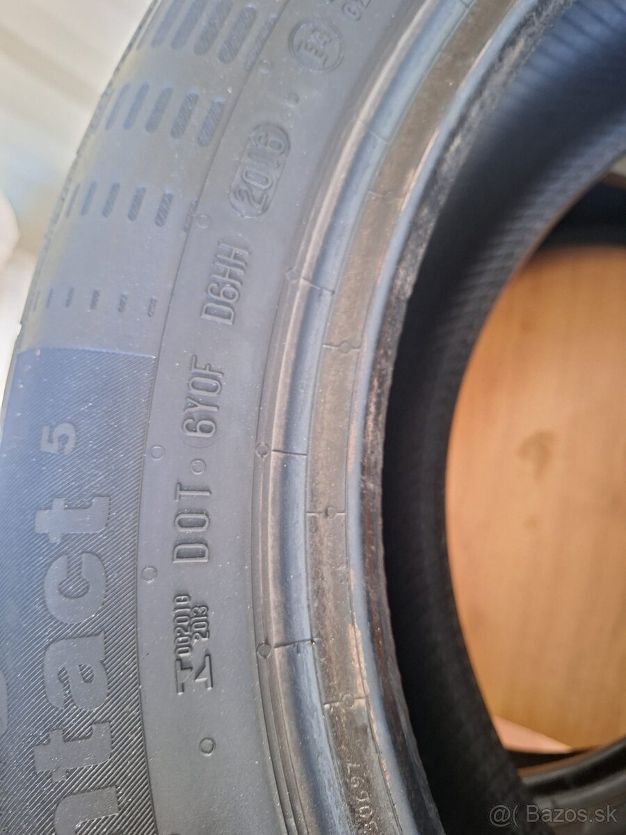 predám letné CONTINENTAL 205/55/16 - 3